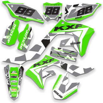 Sticker set compatible with per KAWASAKI KXF 450 2019 - 2021 - MXPKAD14122