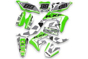 Kit de pegatinas compatible con per KAWASAKI KXF 450 2019 - 2021 - MXPKAD14122