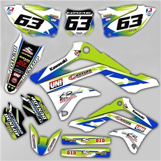 Kit de pegatinas compatible con per KAWASAKI KX 85 2014 - 2020 - MXPKAD14127
