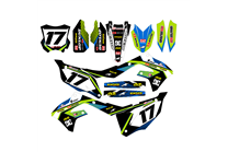 Kit de pegatinas compatible con per KAWASAKI KXF 450 2019 - 2021 - MXPKAD14129