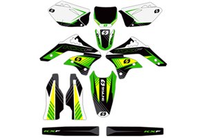 Aufkleber Satz kompatibel mit per KAWASAKI KXF 250 2006 - 2008 - MXPKAD14130