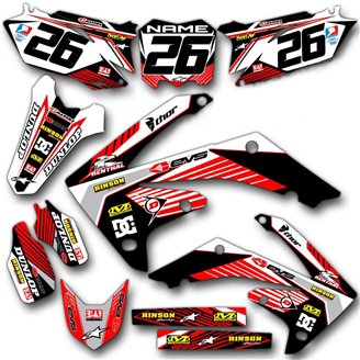 Sticker set compatible with per YAMAHA YZ 125/250 2015 - 2021 - MXPKAD14131