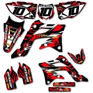 Sticker set compatible with per YAMAHA YZ 125/250 2015 - 2021 - MXPKAD14133