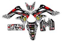 Sticker set compatible with per Honda CRFX 450 2004 - 2018 - MXPKAD14167