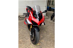 Lackierte Straße Verkleidung auf ABS mit Ducati Panigale V4 V4S fur Akrapovic Auspuff 2020 - 2022 - MXPCAV14204