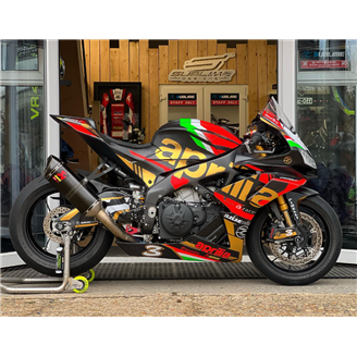 Carenado Racing Pintado Aprilia RSV4 2015 - 2020 + tornillos, tornillos rapidos - MXPCRV13948