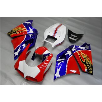 Carenados en abs pintados para la calle compatible con Ducati 748 916 996 - MXPCAV13029