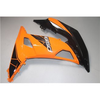 Carene stradali in abs verniciate compatibili con Kawasaki Ninja 650 2017 - 2019 - MXPCAV14275