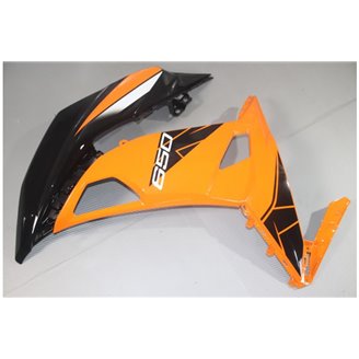 Carene stradali in abs verniciate compatibili con Kawasaki Ninja 650 2017 - 2019 - MXPCAV14275