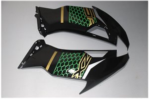 Lackierte Straße Verkleidung auf ABS kompatibel mit Kawasaki ZX6R 636 2013 - 2018 - MXPCAV14277