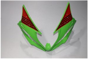 Lackierte Straße Verkleidung auf ABS kompatibel mit Kawasaki ZX6R 636 2013 - 2018 - MXPCAV14277