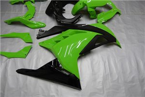 Lackierte Straße Verkleidung auf ABS kompatibel mit Kawasaki ZX Ninja 300 2013 - 2017 - MXPCAV14287