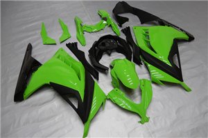 Lackierte Straße Verkleidung auf ABS kompatibel mit Kawasaki ZX Ninja 300 2013 - 2017 - MXPCAV14287