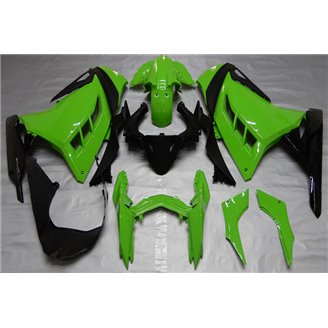 Lackierte Straße Verkleidung auf ABS kompatibel mit Kawasaki ZX Ninja 300 2013 - 2017 - MXPCAV14287