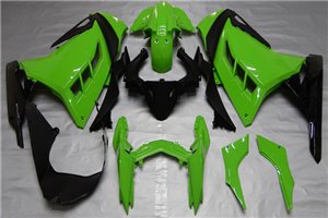 Lackierte Straße Verkleidung auf ABS kompatibel mit Kawasaki ZX Ninja 300 2013 - 2017 - MXPCAV14287