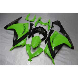 Lackierte Straße Verkleidung auf ABS kompatibel mit Kawasaki ZX Ninja 300 2013 - 2017 - MXPCAV14287