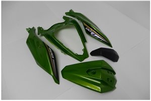 Carene stradali in abs verniciate compatibili con Kawasaki EX Ninja 400 2018 - 2022 - MXPCAV14290