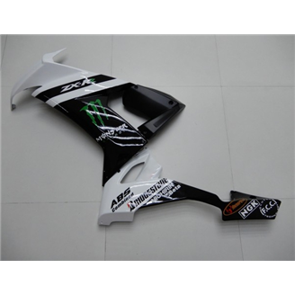 Painted street fairings in abs compatible with Kawasaki ZX10R 2008 - 2009 - MXPCAV14311