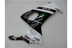 Lackierte Straße Verkleidung auf ABS kompatibel mit Kawasaki ZX10R 2008 - 2009 - MXPCAV14311