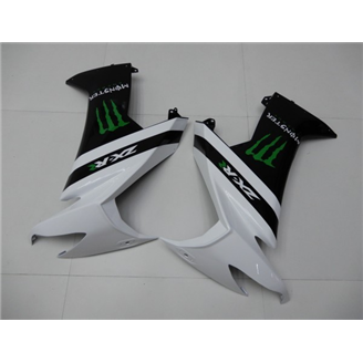 Painted street fairings in abs compatible with Kawasaki ZX10R 2008 - 2009 - MXPCAV14311
