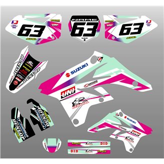 Sticker set compatible with per SUZUKI RMZ 250 2007 - 2009 - MXPKAD14125