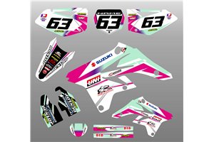 Kit adesivi compatibile con per SUZUKI RMZ 250 2007 - 2009 - MXPKAD14125