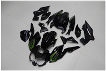Painted street fairings in abs compatible with Kawasaki EX Ninja 400 2018 - 2022 - MXPCAV14292