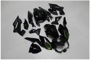 Carene stradali in abs verniciate compatibili con Kawasaki EX Ninja 400 2018 - 2022 - MXPCAV14292