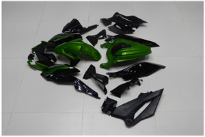 Carene stradali in abs verniciate compatibili con Kawasaki EX Ninja 400 2018 - 2022 - MXPCAV14334
