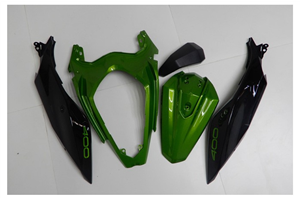 Carene stradali in abs verniciate compatibili con Kawasaki EX Ninja 400 2018 - 2022 - MXPCAV14334