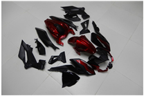 Lackierte Straße Verkleidung auf ABS kompatibel mit Kawasaki EX Ninja 400 2018 - 2022 - MXPCAV14334