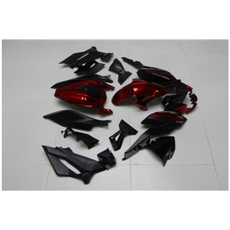 Painted street fairings in abs compatible with Kawasaki EX Ninja 400 2018 - 2022 - MXPCAV14334