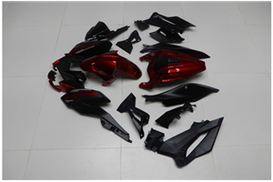 Carene stradali in abs verniciate compatibili con Kawasaki EX Ninja 400 2018 - 2022 - MXPCAV14334