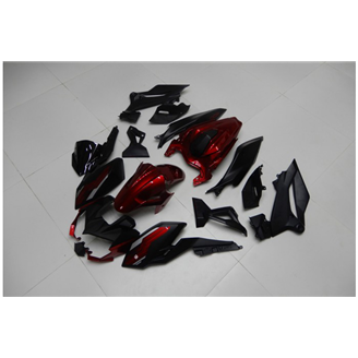 Carene stradali in abs verniciate compatibili con Kawasaki EX Ninja 400 2018 - 2022 - MXPCAV14334