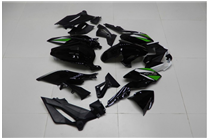 Carene stradali in abs verniciate compatibili con Kawasaki EX Ninja 400 2018 - 2022 - MXPCAV14336 2