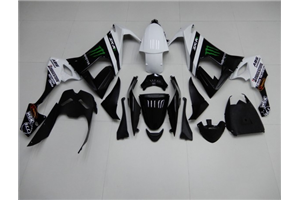 Carene stradali in abs verniciate compatibili con Kawasaki ZX10R 2008 - 2009 - MXPCAV14358
