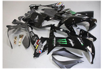 Painted street fairings in abs compatible with Kawasaki ZX10R 2008 - 2009 - MXPCAV14359 2
