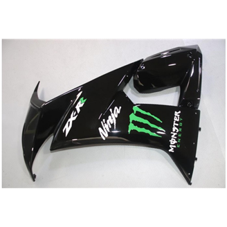 Lackierte Straße Verkleidung auf ABS kompatibel mit Kawasaki ZX10R 2008 - 2009 - MXPCAV14359