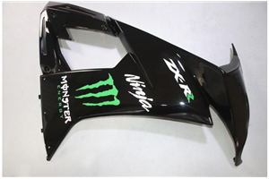 Painted street fairings in abs compatible with Kawasaki ZX10R 2008 - 2009 - MXPCAV14359