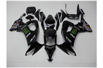 Painted street fairings in abs compatible with Kawasaki ZX10R 2008 - 2009 - MXPCAV14359