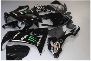 Carenados en abs pintados para la calle compatible para Kawasaki ZX10R 2008 - 2009 - MXPCAV14359