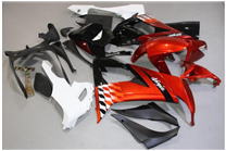 Painted street fairings in abs compatible with Kawasaki ZX10R 2008 - 2009 - MXPCAV14360 2