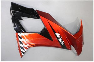 Lackierte Straße Verkleidung auf ABS kompatibel mit Kawasaki ZX10R 2008 - 2009 - MXPCAV14360