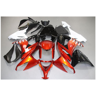 Carene stradali in abs verniciate compatibili con Kawasaki ZX10R 2008 - 2009 - MXPCAV14360