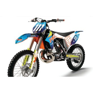 Kit Autocollants compatible avec per KTM EXC EXC-F 125 200 250 350 450 2012 - 2013 - MXPKAD14398