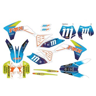 Kit adesivi compatibile con per KTM SX 125 200 250 300 350 450 2013 2016 - MXPKAD14399