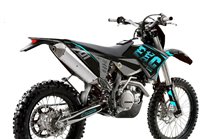 Kit adesivi compatibile con per KTM EXC EXC-F 125 200 250 450 2008 - 2011 - MXPKAD14404 2