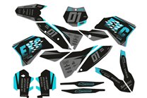 Kit Autocollants compatible avec per KTM SX 125 200 250 300 350 450 2007 2010 - MXPKAD14405