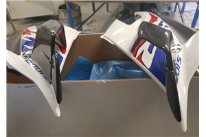 Ailerons gauche et droit en carbone pour Bmw S 1000 RR 2019 - 2022 - MXPCAV14418