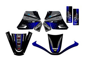 Sticker set compatible with per YAMAHA PW 50 1996 - 2018 - MXPKAD14505